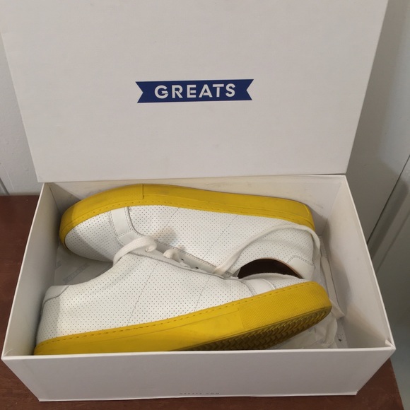 Great Brooklyn The Royals Perforated leather white/Meadowlark made in Italy - Picture 10 of 14